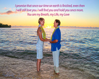 Special Photo with Superimposed Vows Angie/Diahann