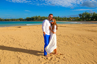 Yonatan and Tzipi on Kauai (Anahola Beach)