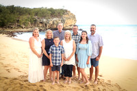 Dawson Family Photos on Kauai, Shipwrecks Beach, 11/20/23