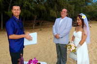 Dino and Yanping's Kauai Wedding (Shipwreck Beach)